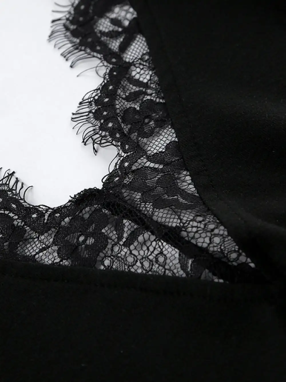 Balanced Detail Lace Mini Dress