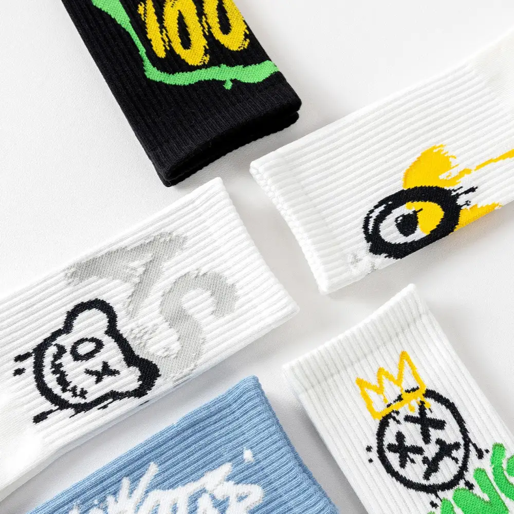 Urban Street Art Graffiti Crew Socks