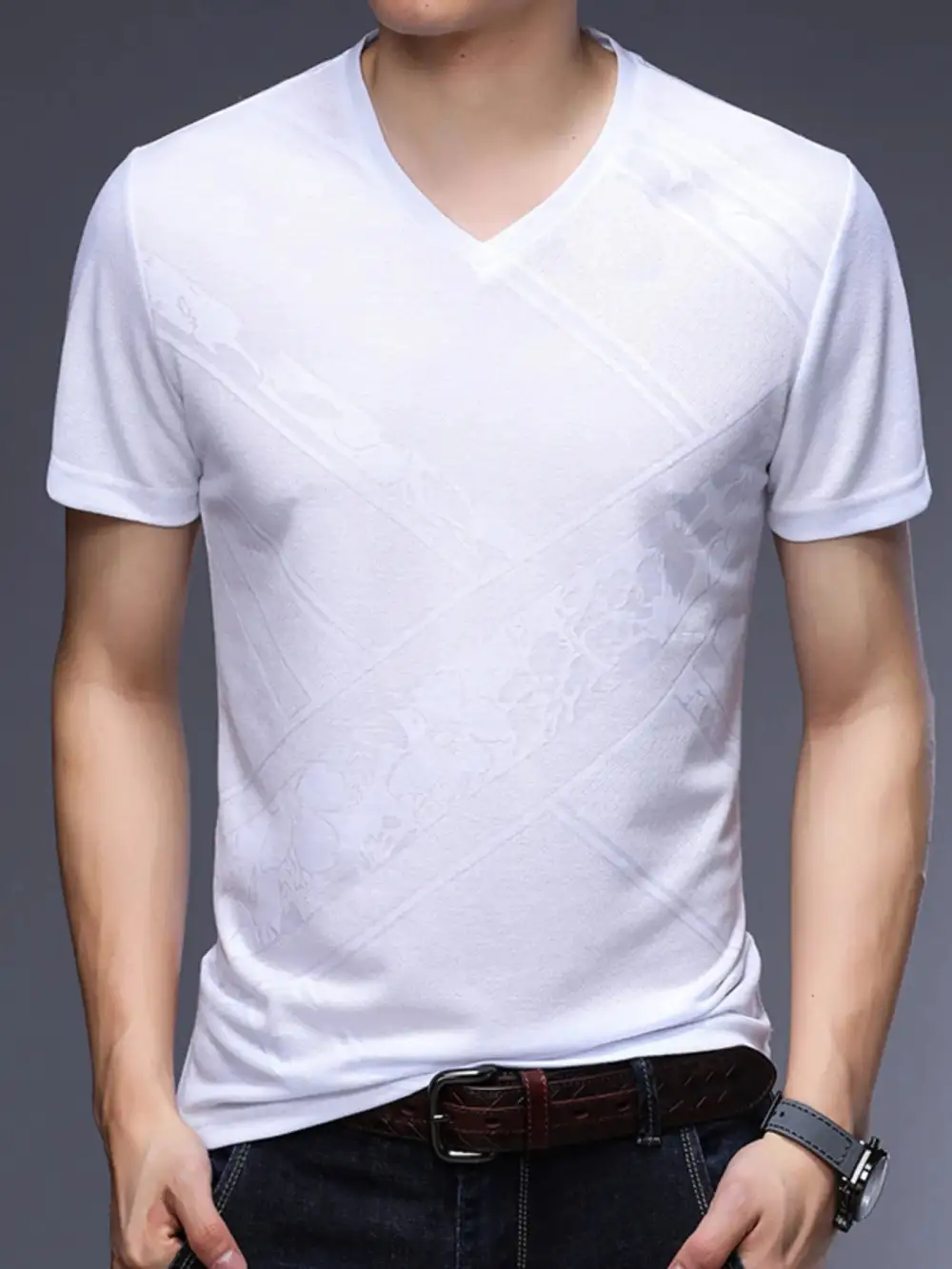 V-Neck Short-Sleeve T-Shirt