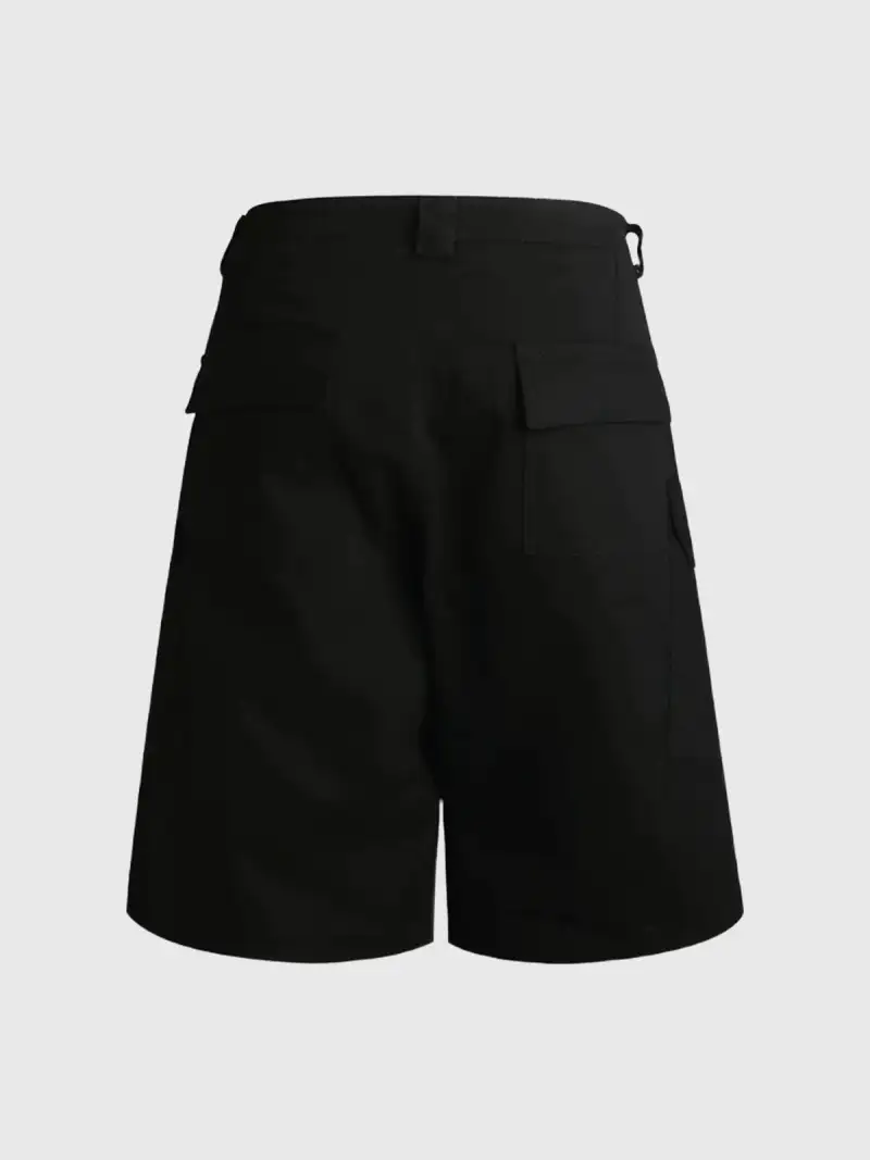 Utility-Inspired Wide-Leg Shorts