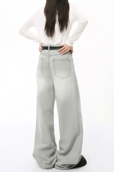 Subtle Texture Breezy Denim Jeans