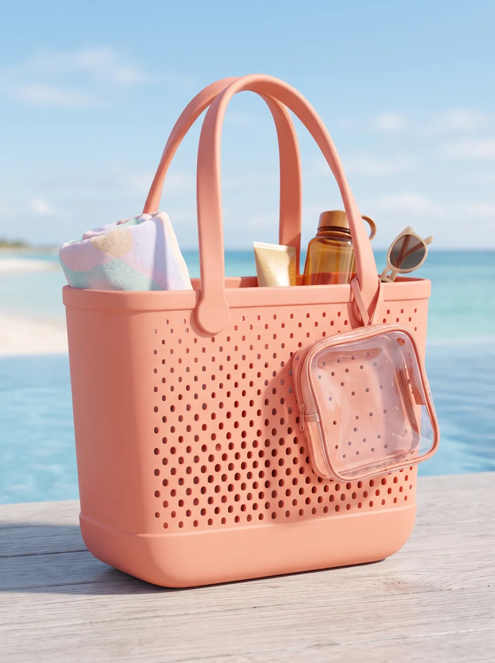Wave Rider Waterproof Tote Bag