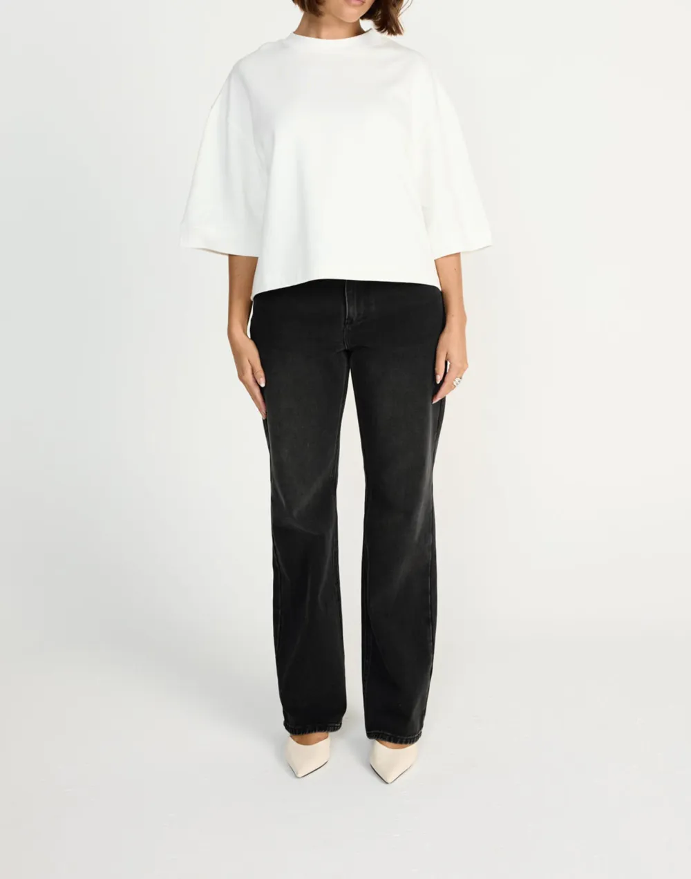 Lazy Style Cropped T-Shirt