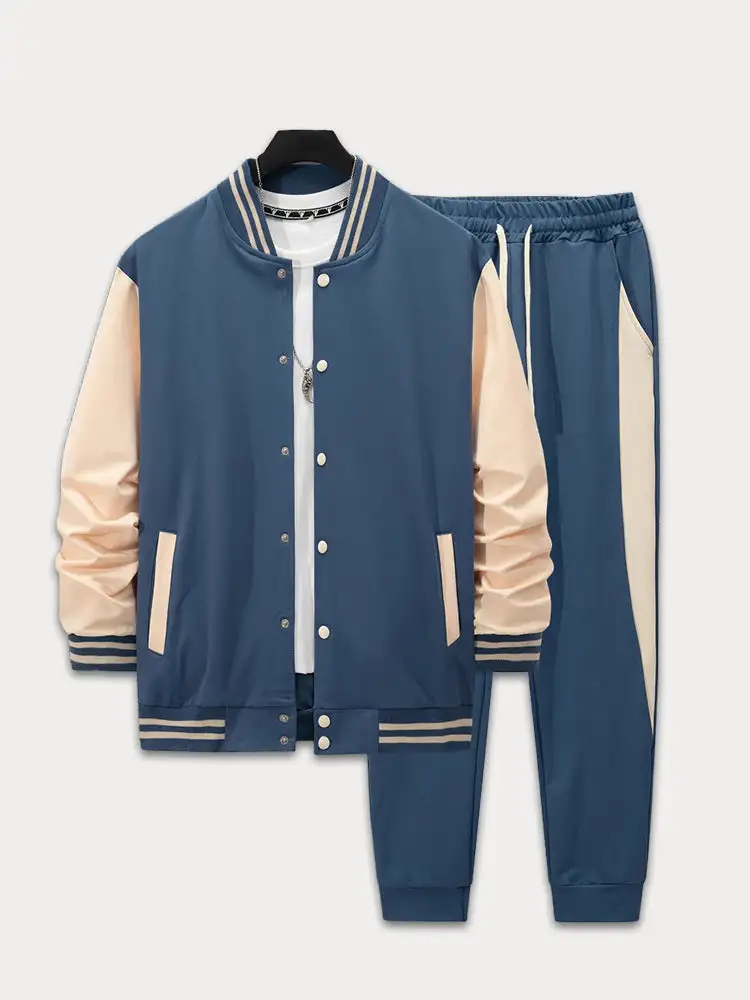 Versatile Sporty Jacket Pants Set
