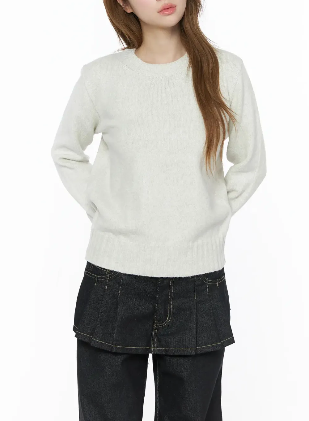 Basic Wool Knit Sweater