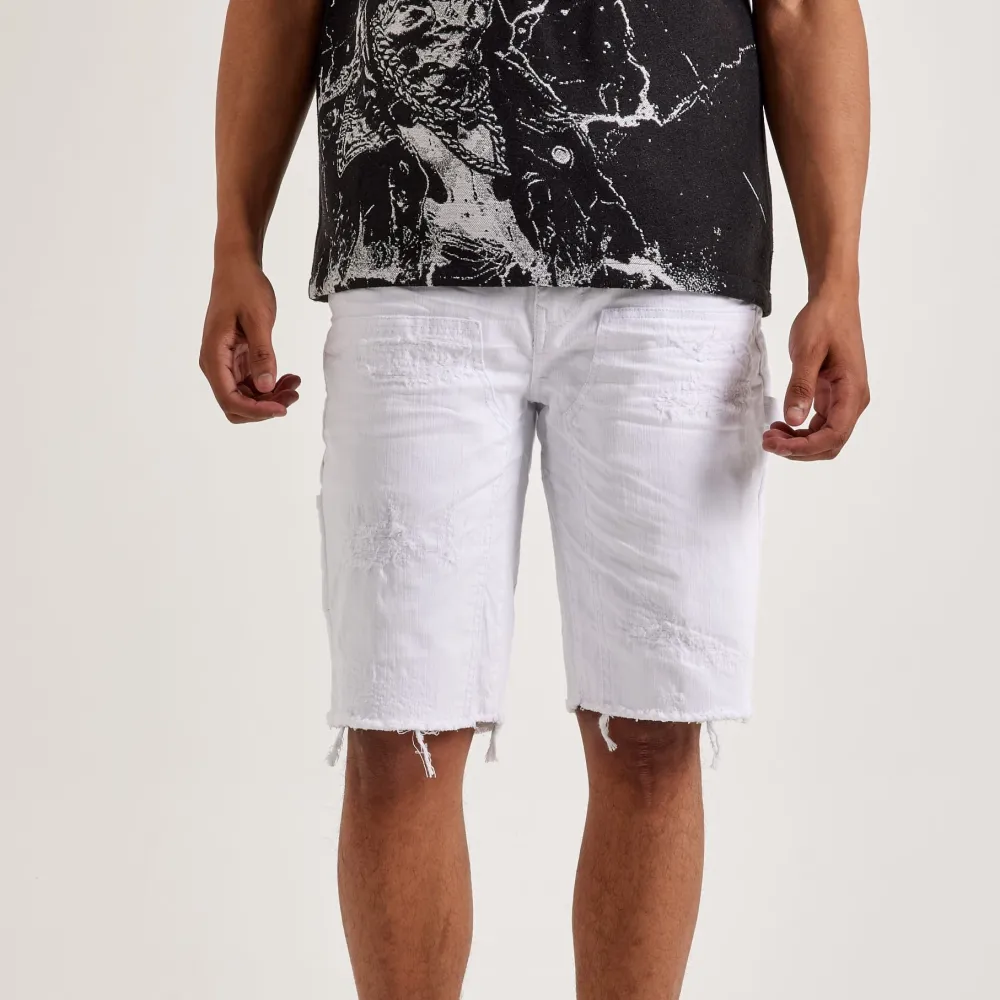 Weekend Distressed Denim Shorts