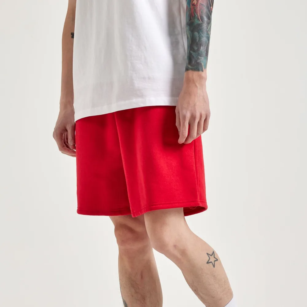 Distressed Casual Everyday Fleece Shorts