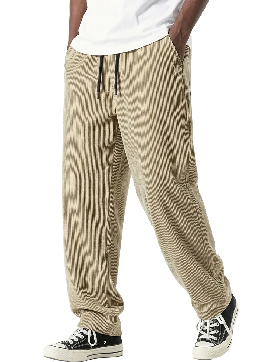 Tailored Corduroy Utility Pocket Pants