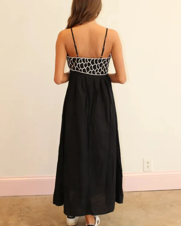 Easy Fit Embroidered Maxi Dress