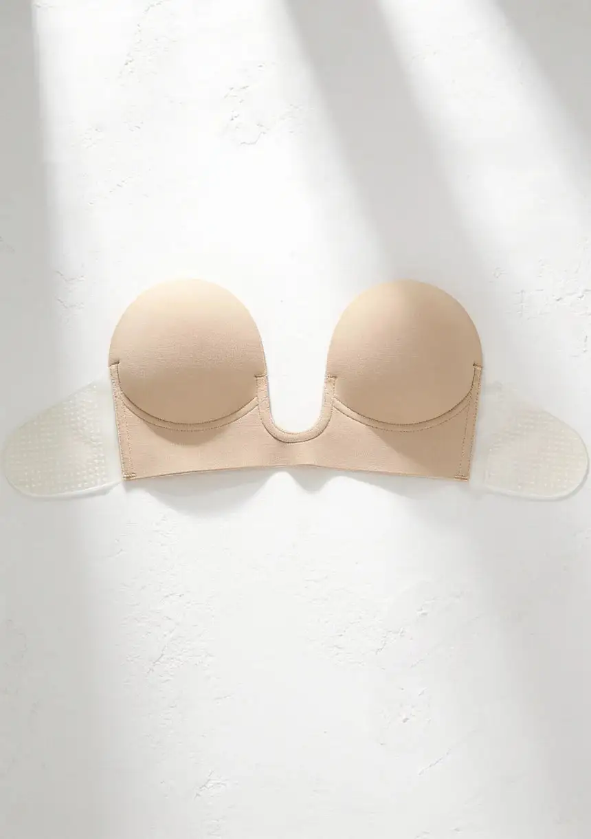 Adhesive Bra with Plunge Center