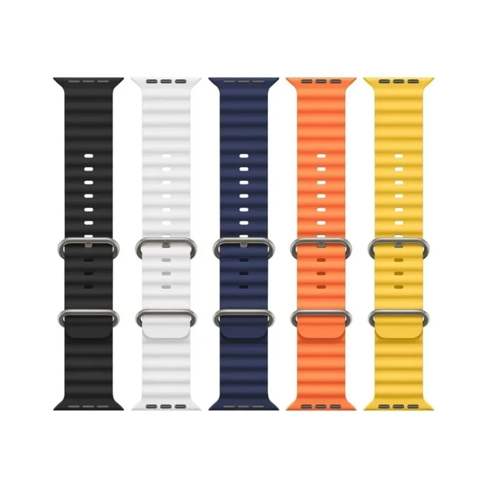 Silicone Sport Watch Strap Replacement Band – Adjustable Wristband