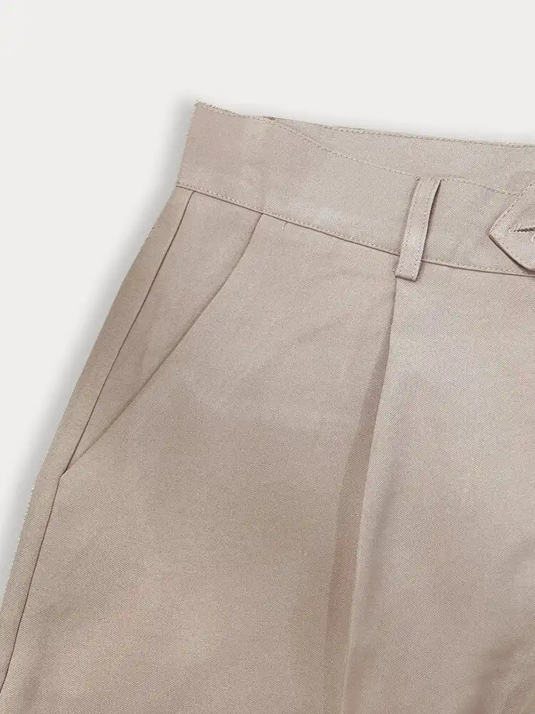Relaxed Cargo Pocket Dress Pants