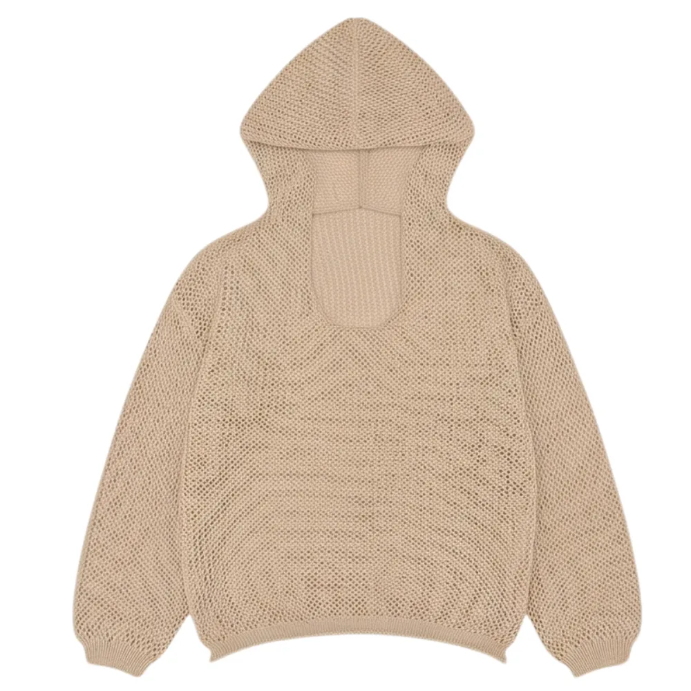 Knit Hooded Layering Pullover