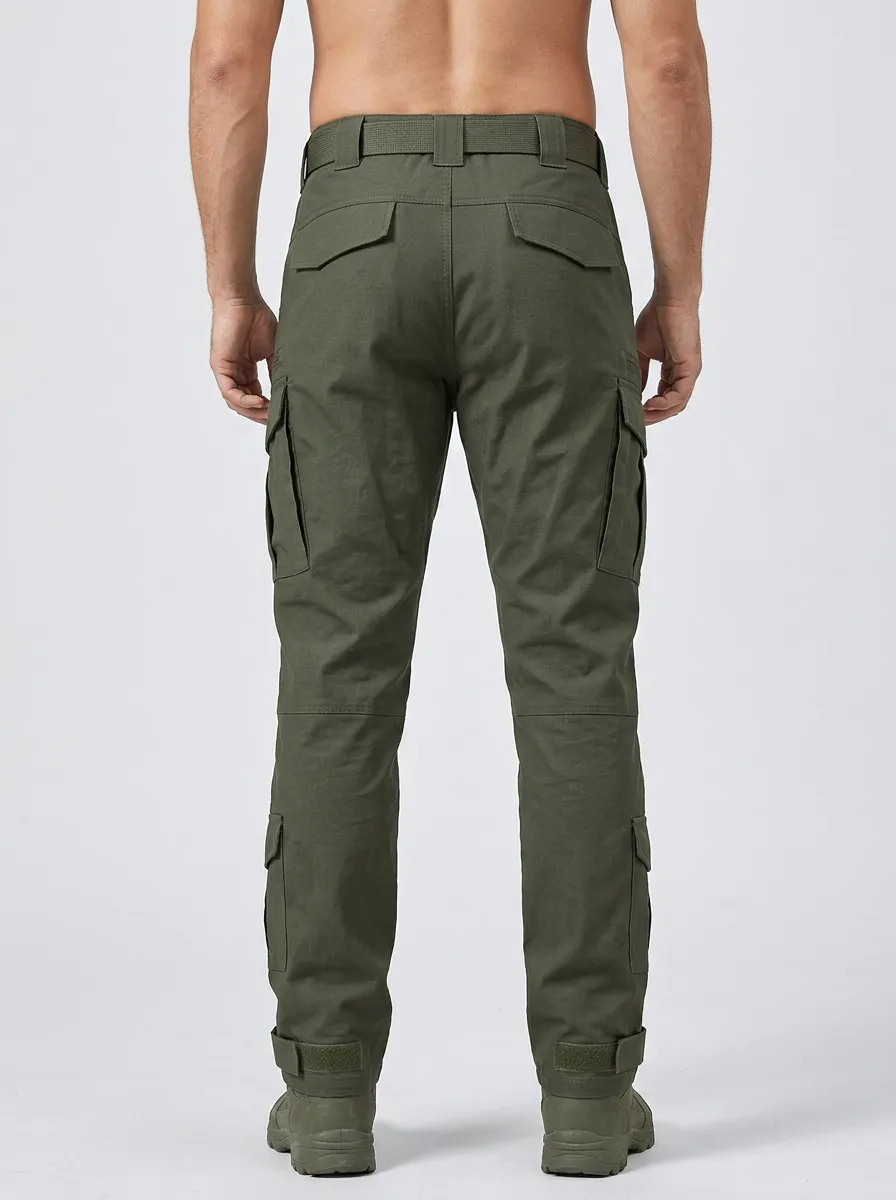 Everyday Workwear-Style Men's Multi-Pocket Waterproof Tactical Cargo Pants