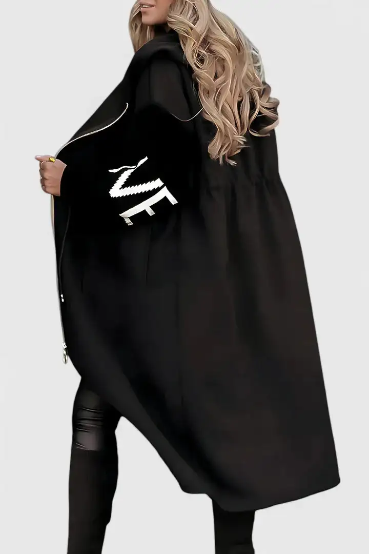 Elegant Hooded Coat