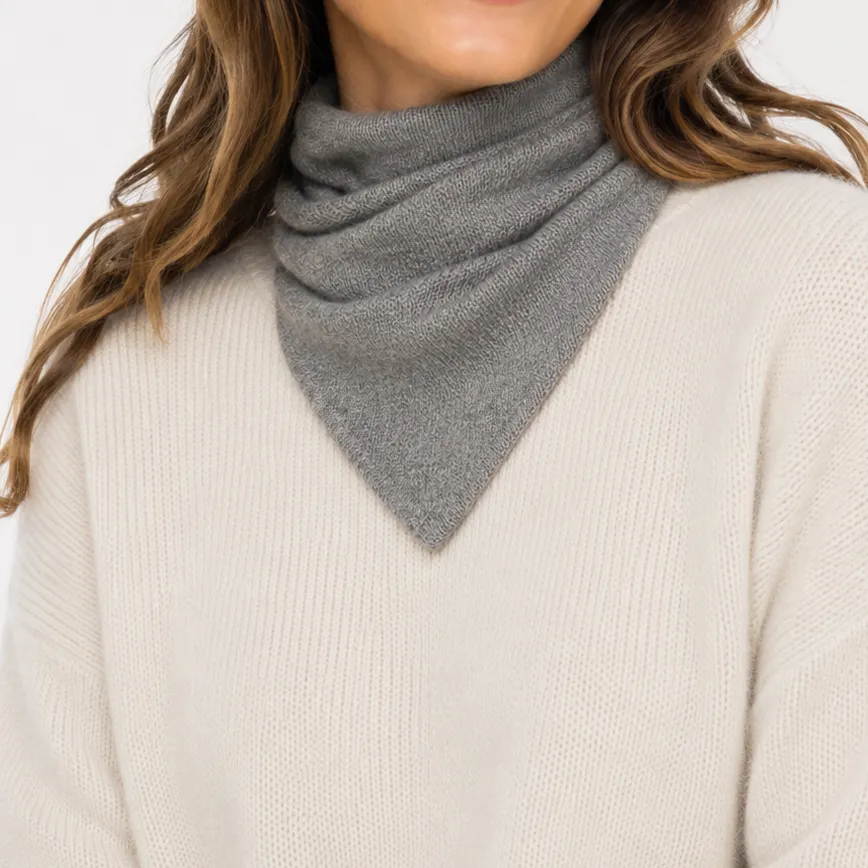 Soft Classic Cashmere Heart Pattern Fashion Scarf
