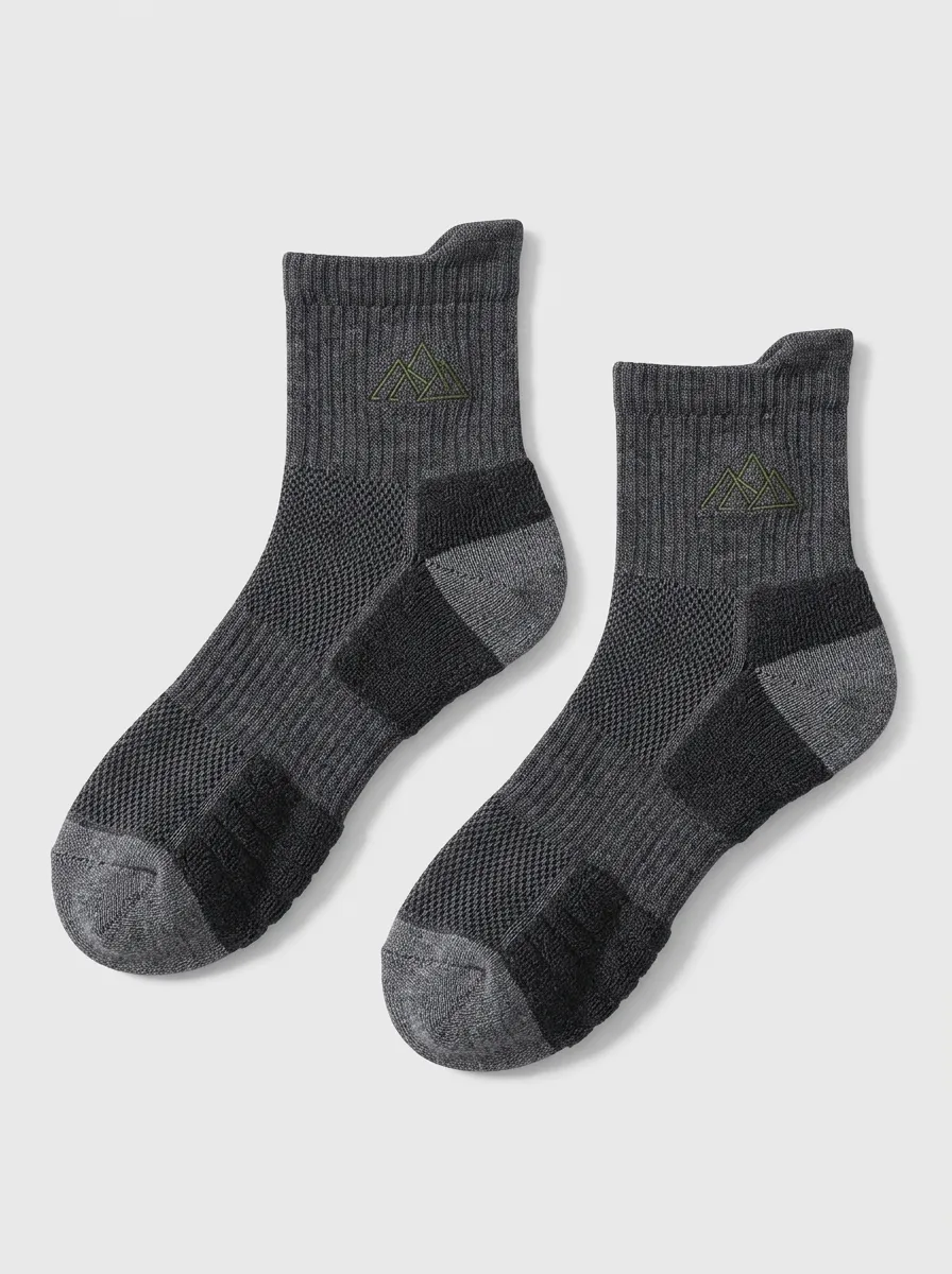 Men's Mountain Printed Crew Socks