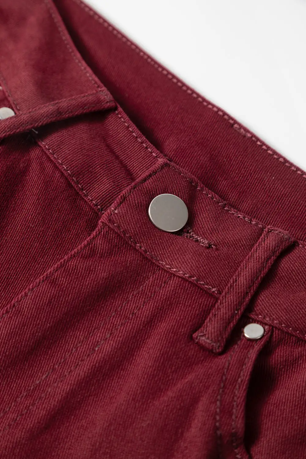Refined High-Waist Pocketed Straight Leg Jeans