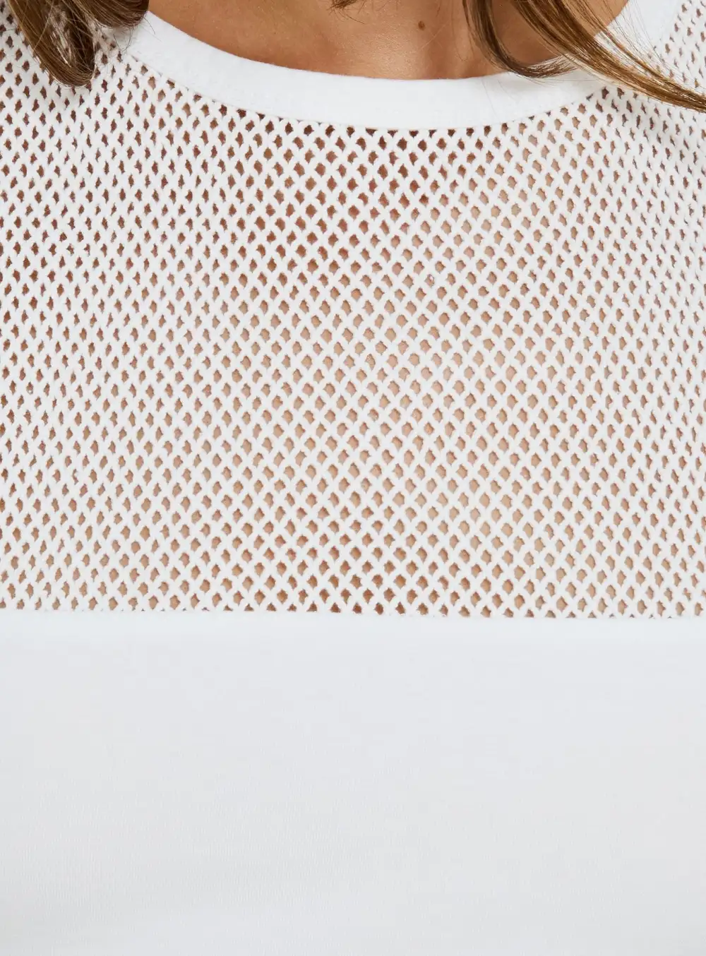 Boatneck Sheer Panel Tank Top