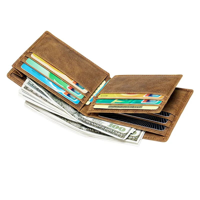 Multi Slot Leather Wallet