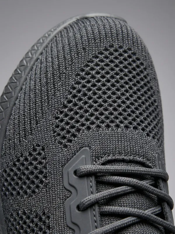 Men's Athletic Sporty Grey Mesh Pattern