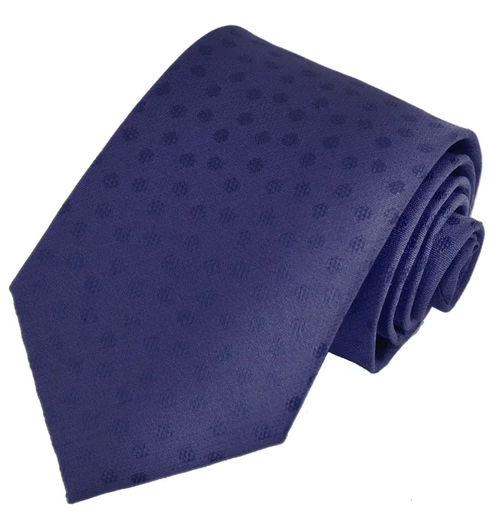 Modern Silk Polka Dot Men's Necktie With Pocket Square