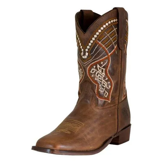 Vintage Inspired Men's Western Boots With Classic Shaft