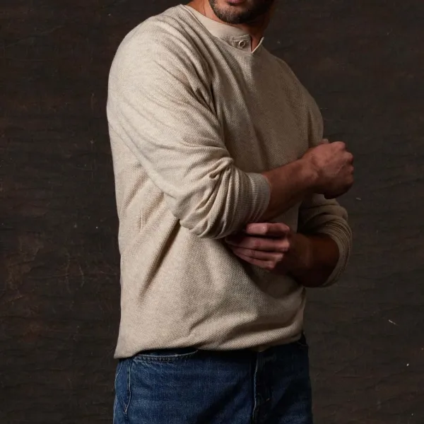 Men's Classic Textured Sweater