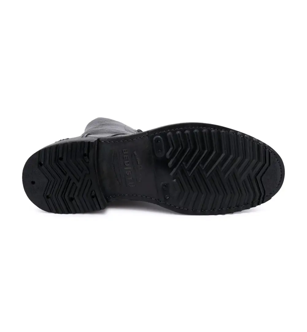 Back-Zip Streamlined Combat Boots