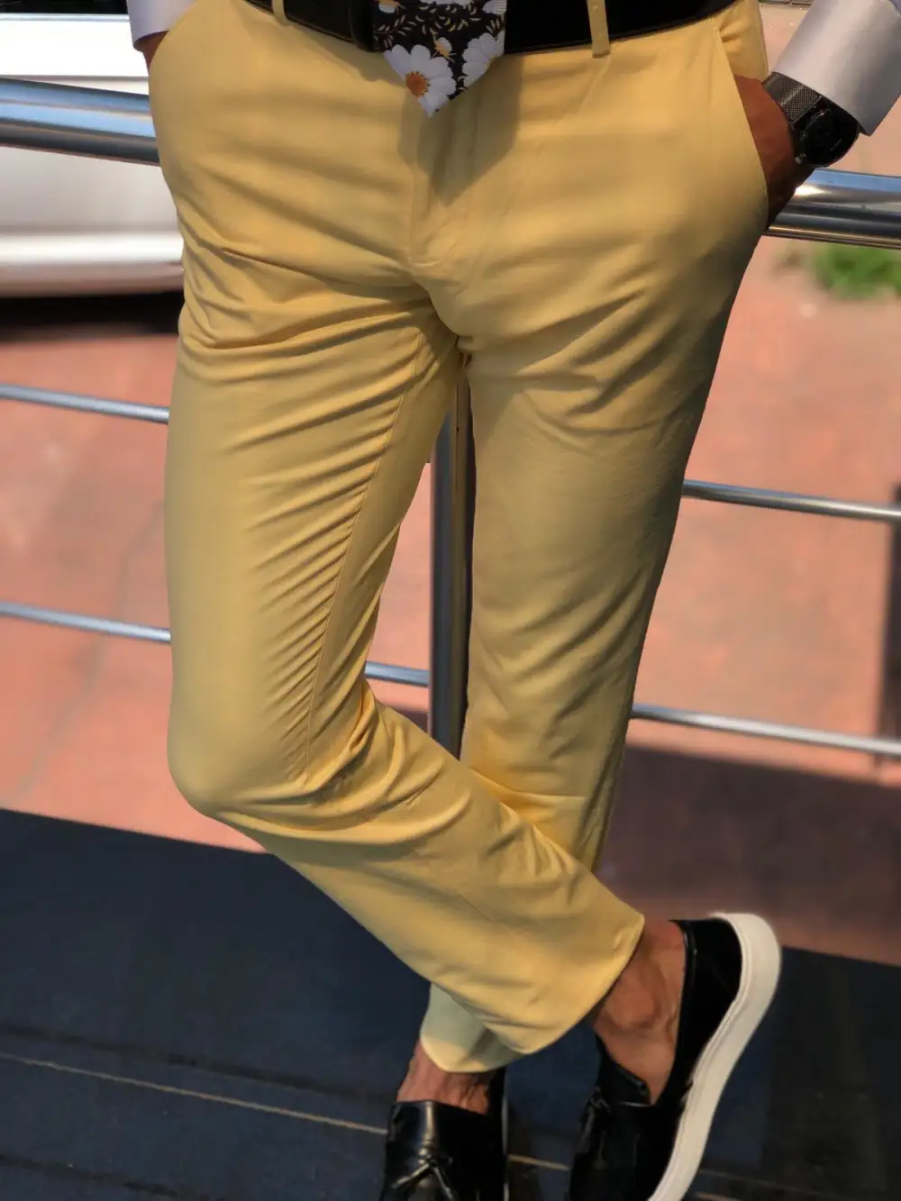 Classic Versatile Slim Fit Refined Tailored Trousers