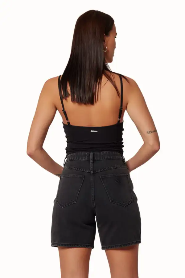 Classic Denim Cotton Wide Leg Casual Shorts