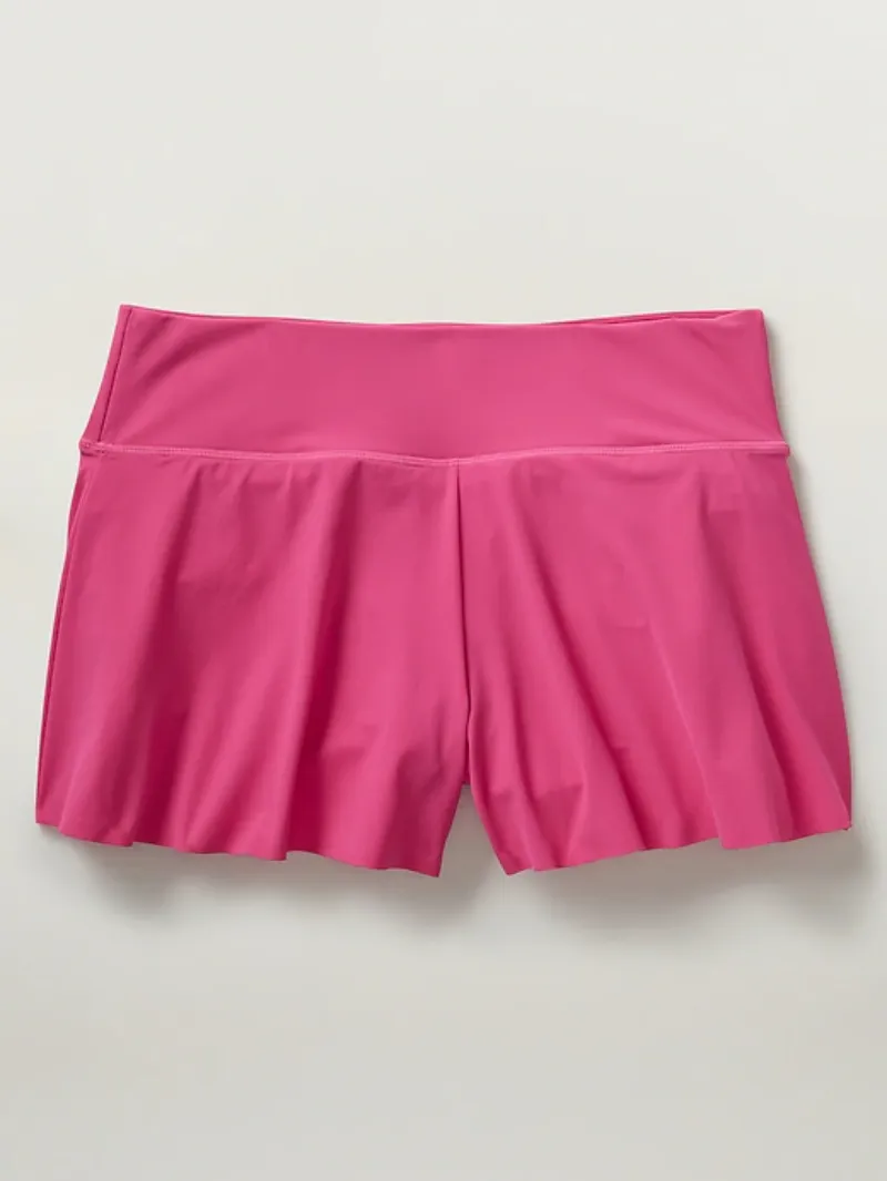 Ruffled Athletic Skort For Playful Casual Style