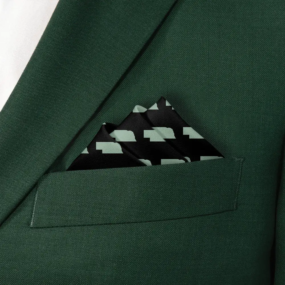 Neat Composed Suit Pocket Square