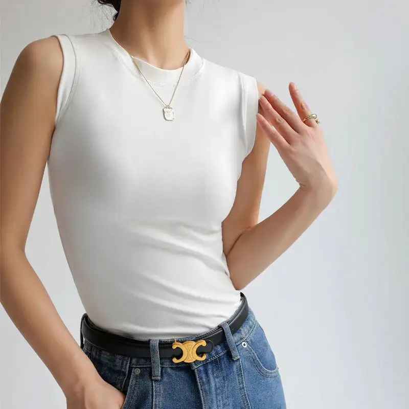 Cropped Sleeveless Tank Top