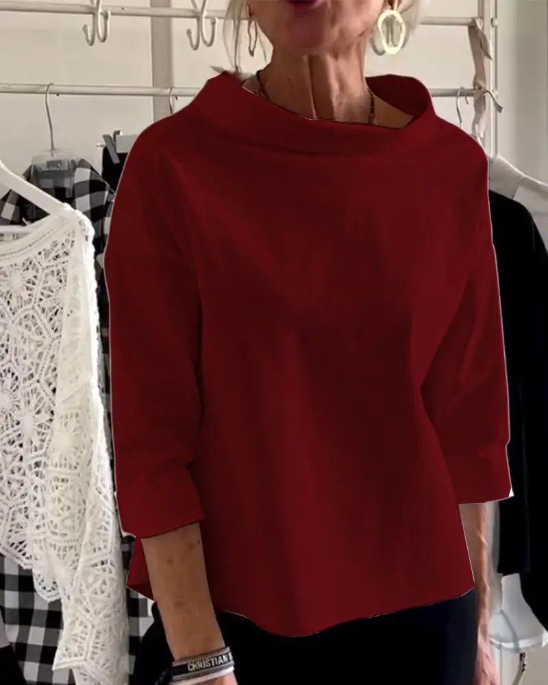 Relaxed Patterned Top