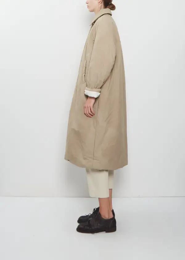 Women's Classic Padded Oversized Single Breasted Coat