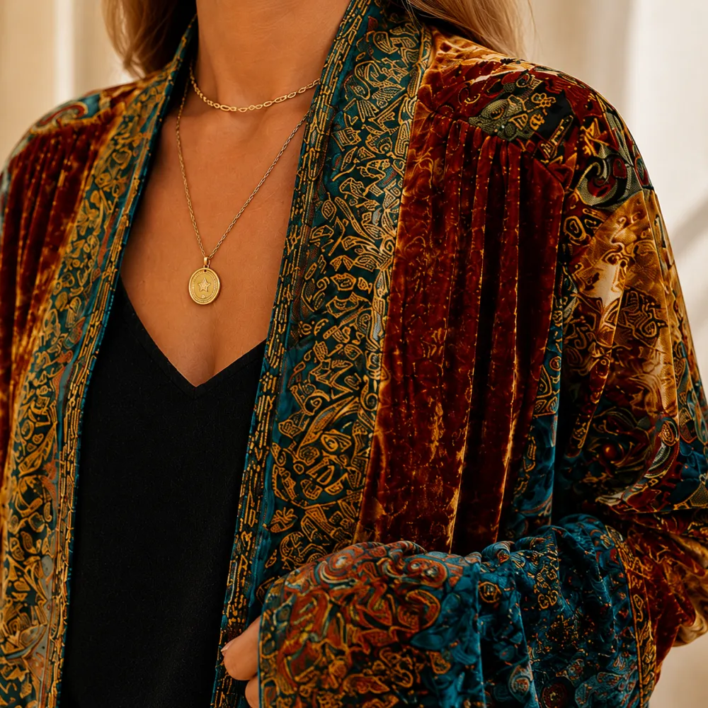 Relaxed Open-Front Jacket