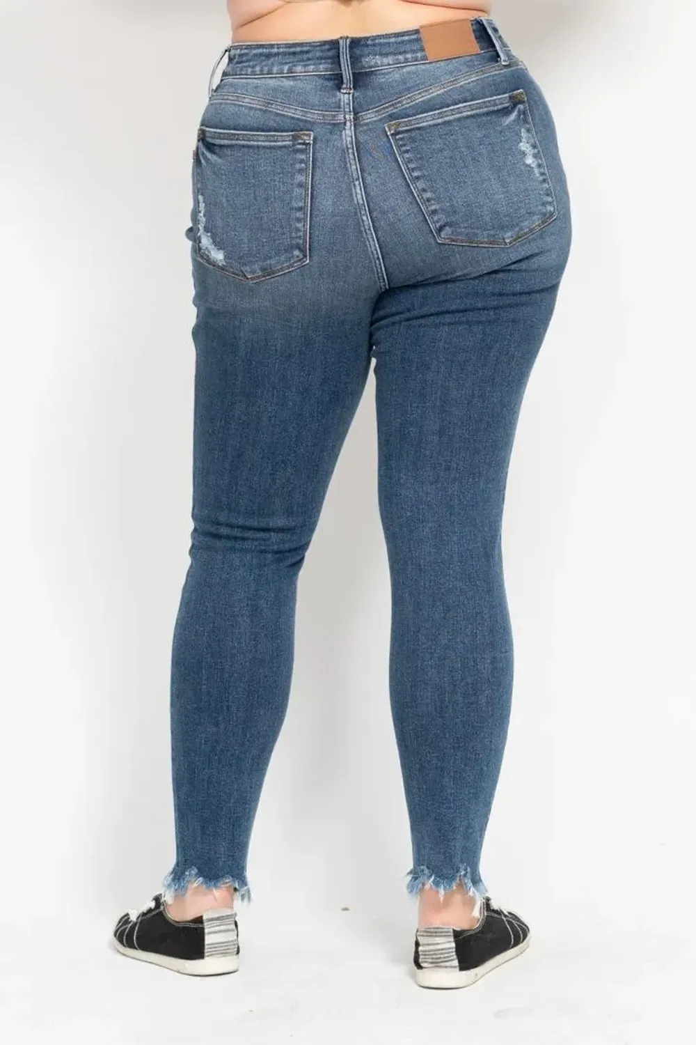 All-Match Stretchable Leggings  Dark Blue Trousers