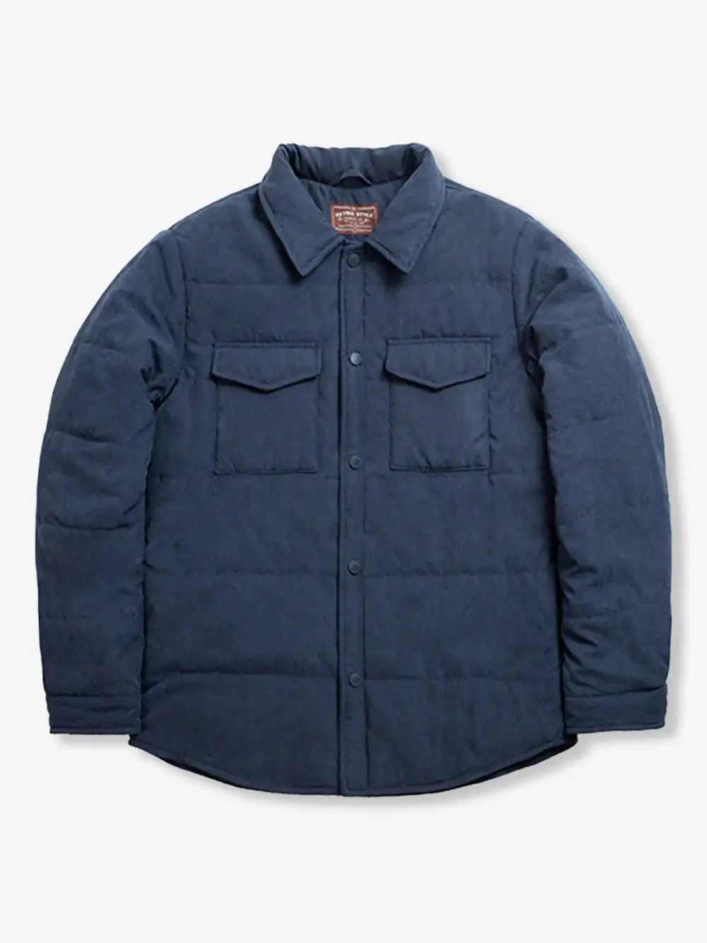 Men's Padded Suede Texture Casual Coat