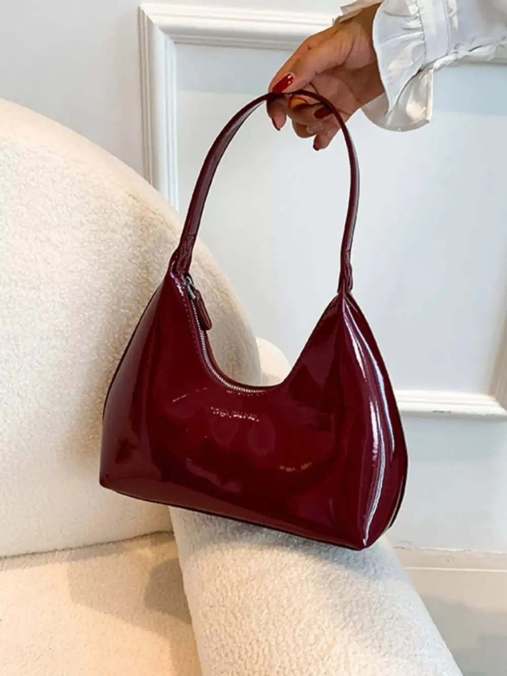 Women's Faux Leather Shoulder Bag