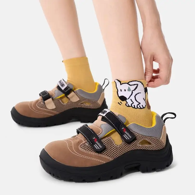 Whimsical Cartoon Animal Ankle Socks