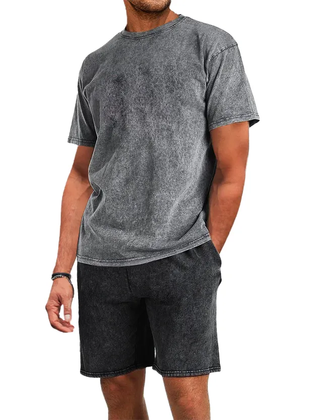 Modern Garment Washed Shorts
