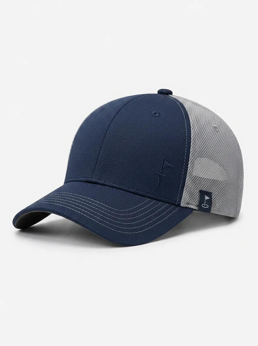Unisex Equestrian Horse Flag Embroidery Mesh Trucker Cap