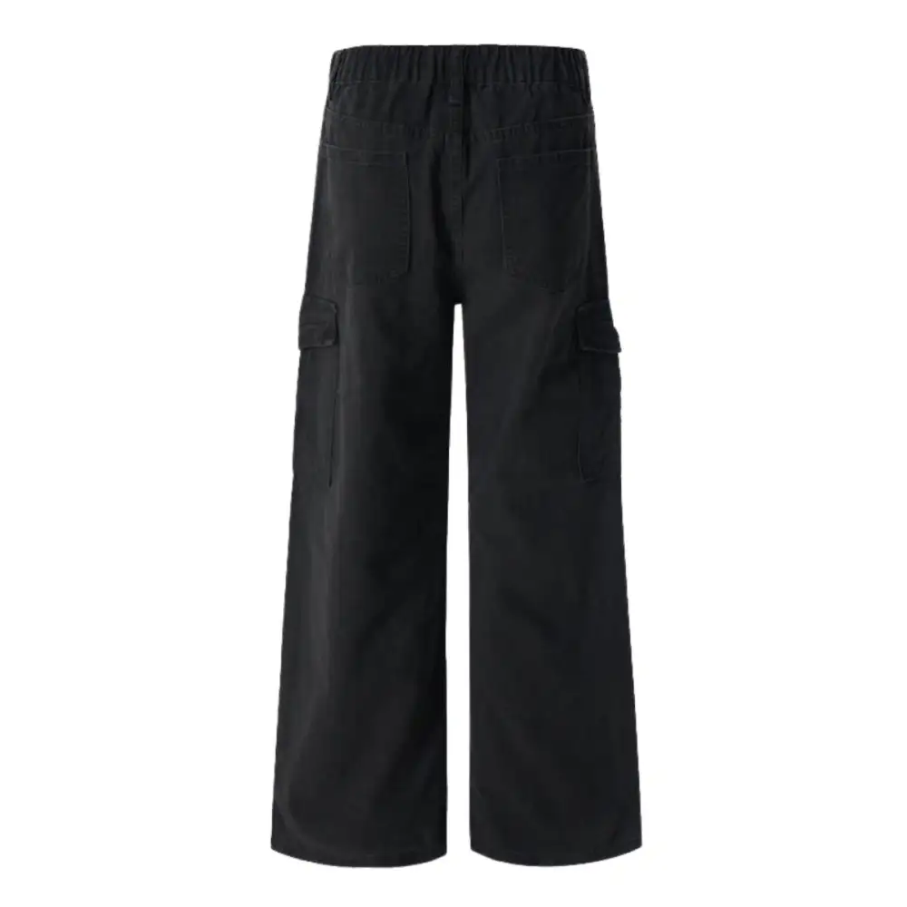 Washed Distressed Relaxed Fit Men's Casual Pants