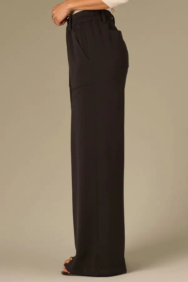  Wide Leg Glider Petite Pants Patch Pockets