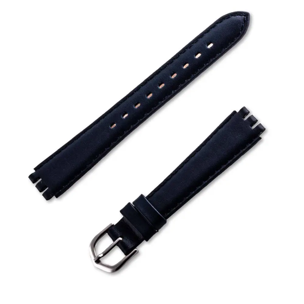 Classic Smooth Calf Leather Watch Strap