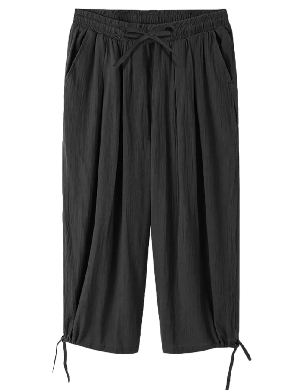 Refined Drawstring Waist Pants