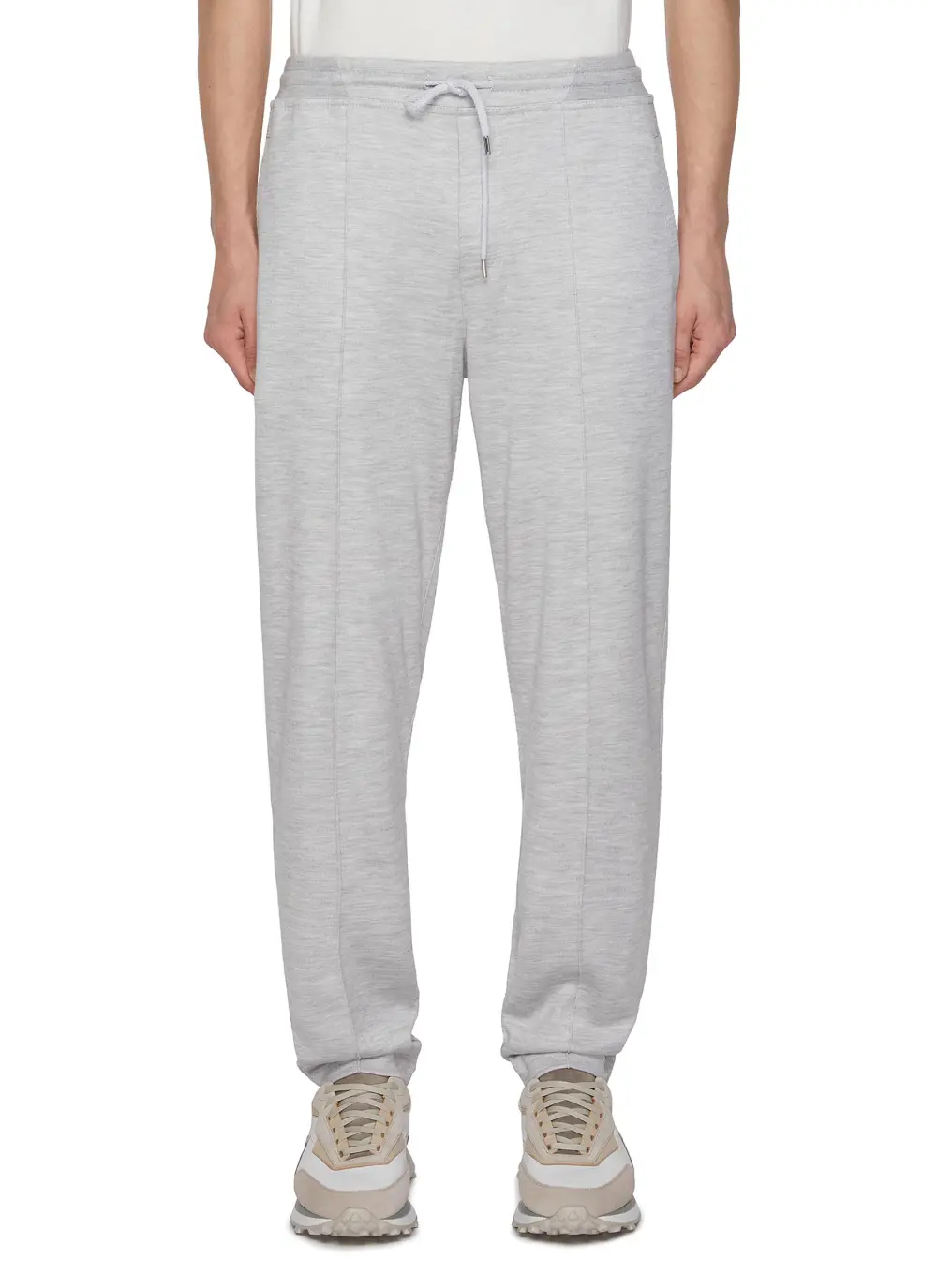 Soft Straight Comfortable Light Grey Pants