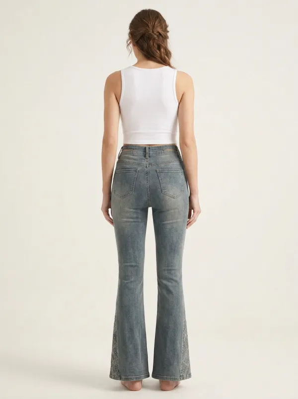 Women's High Waist Casual Denim Jeans