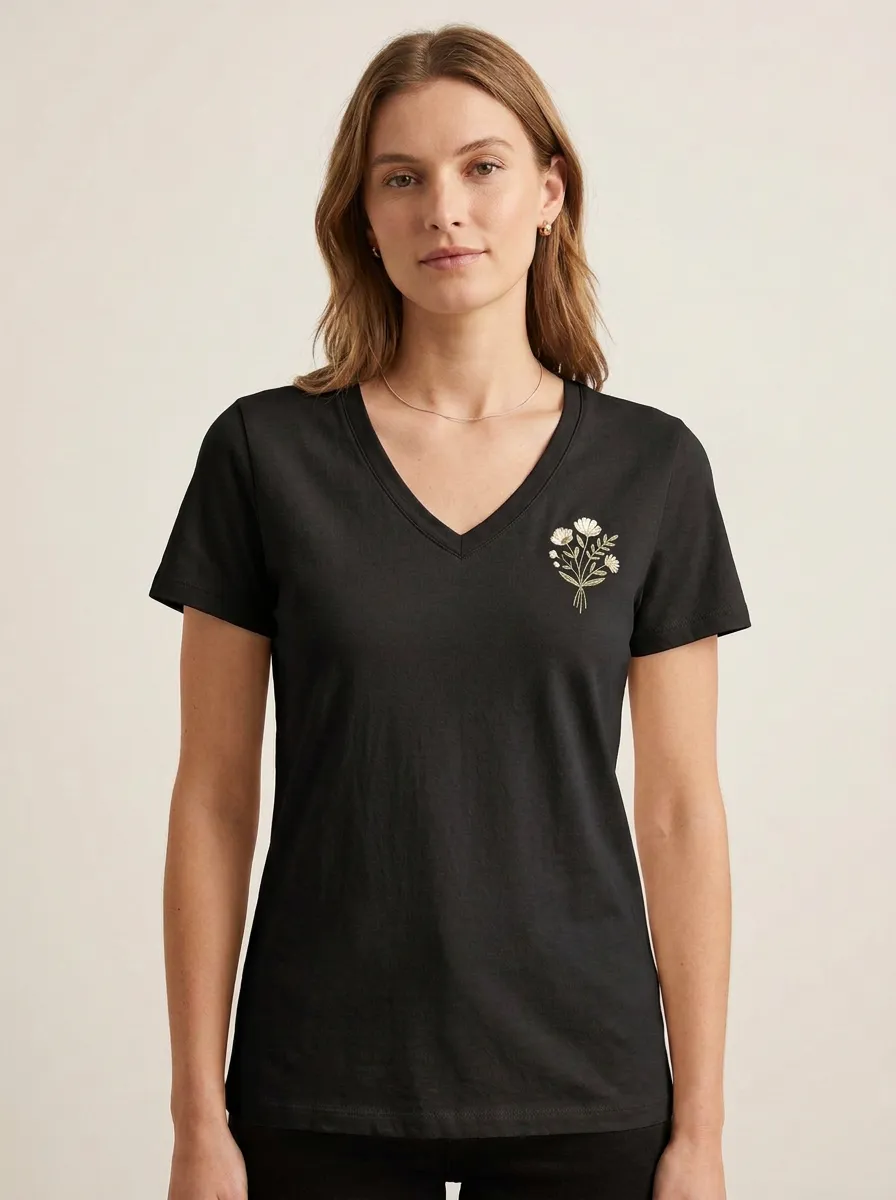 Women's Clean-Finish V-Neck T-Shirt